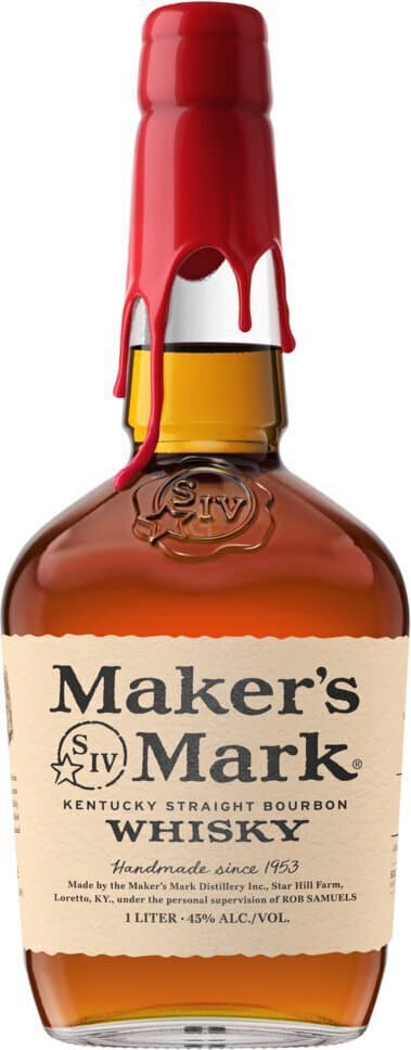 Maker's Mark Bourbon Whisky, 1L