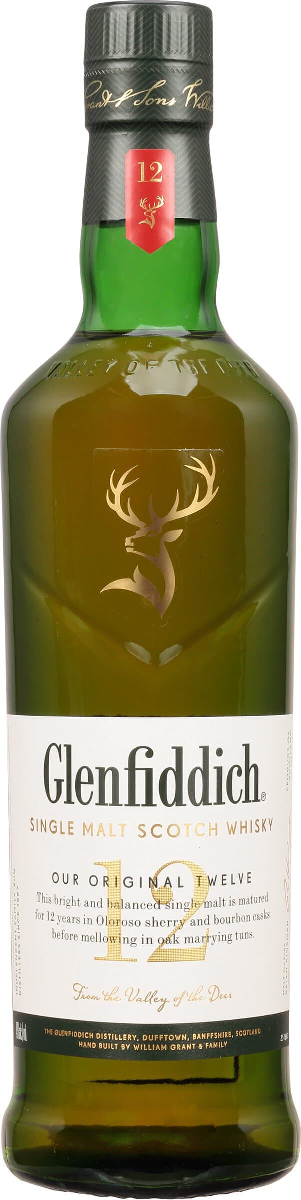 Glenfiddich 12yr Single Malt, 750mL