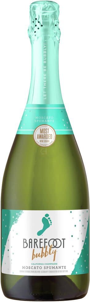 Barefoot Bubbly Moscato Spumante Champagne,, 750mL
