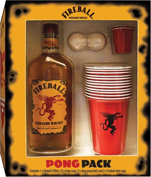 Fireball Beer Pong Gift Set
