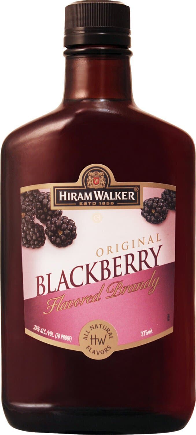 Hiram Walker Blackberry Flavored Brandy, 375mL