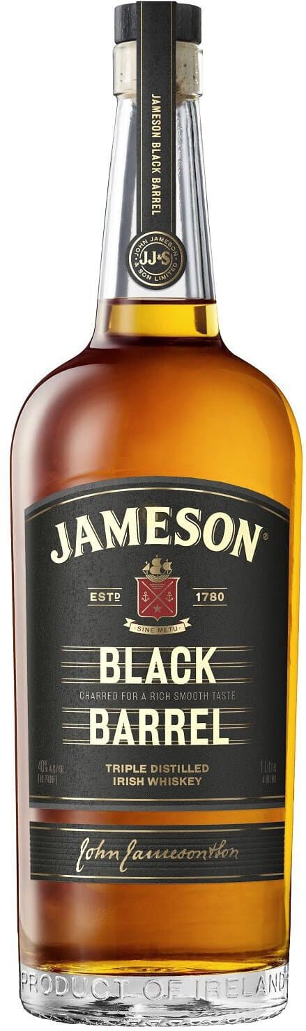 Jameson Black Barrel Irish Whiskey, 1L