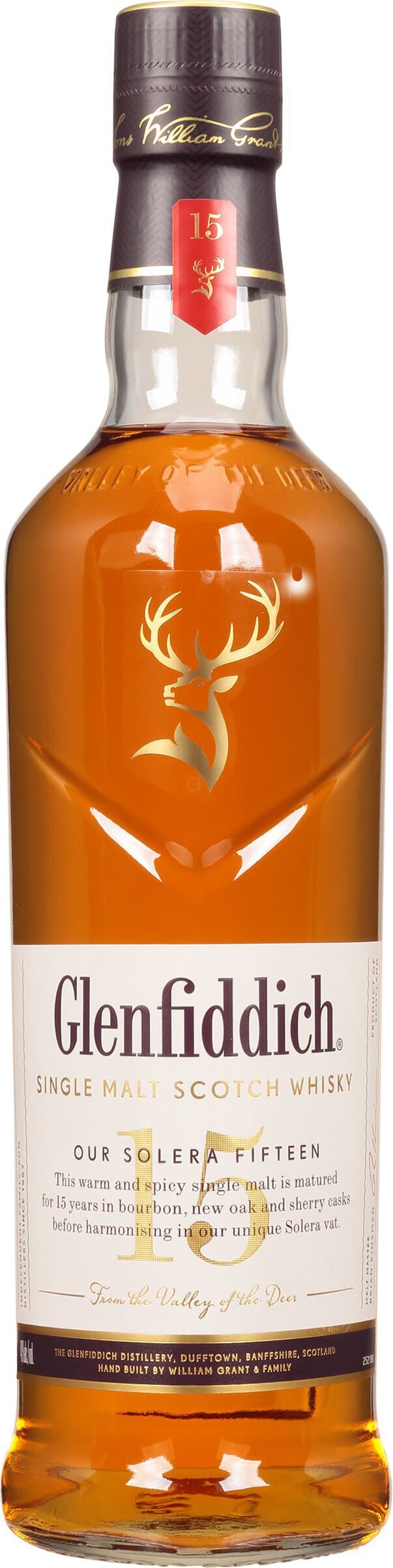 Glenfiddich 15yr Single Malt Scotch, 750mL