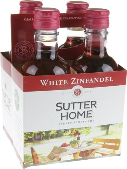 Sutter Home White Zinfandel, 187mL