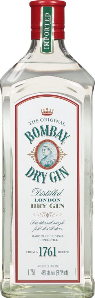 Bombay Distilled London Dry Gin, 1.75L