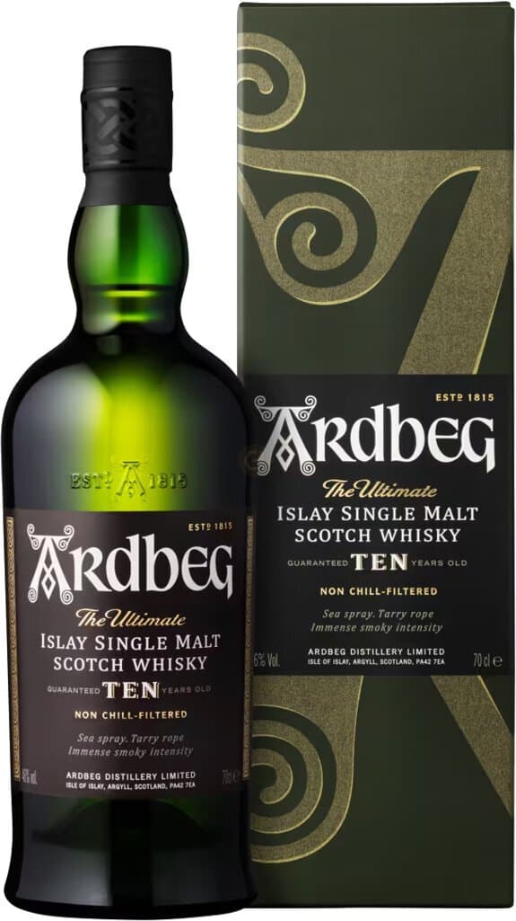 Ardbeg 10yr Single Malt, 750mL