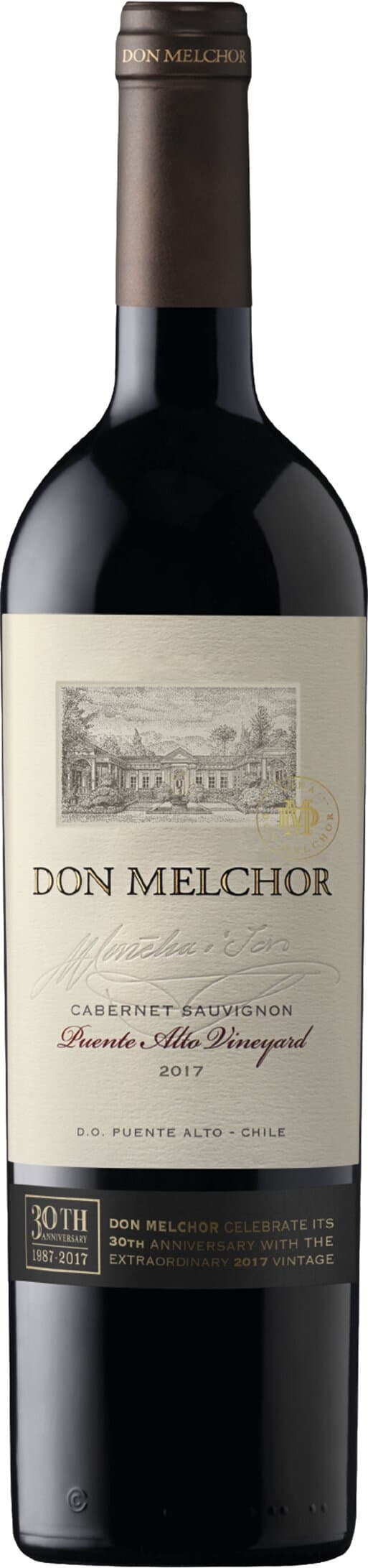 Don Melchor Puente Alto Vineyards Cabernet Sauvignon, 750mL