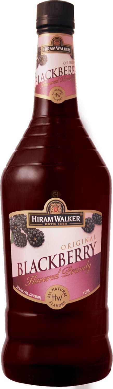 Hiram Walker Blackberry Flavored Brandy, 1L