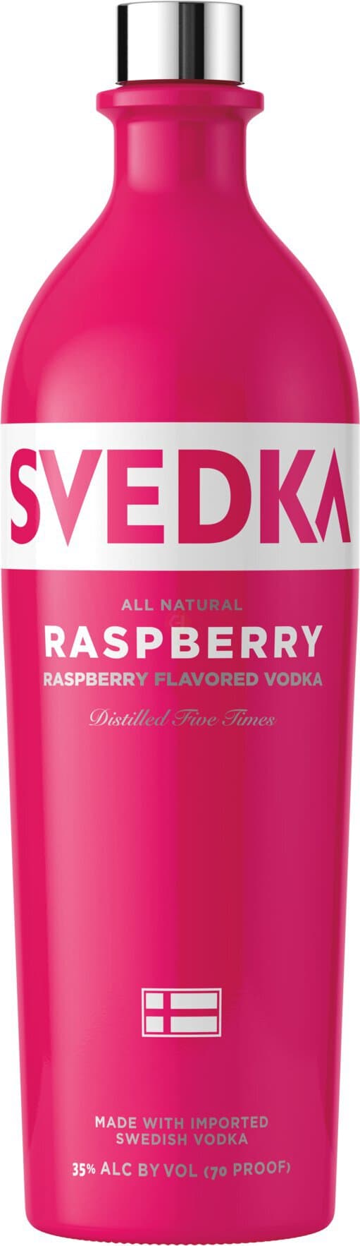 SVEDKA Raspberry Flavored Vodka, 1L
