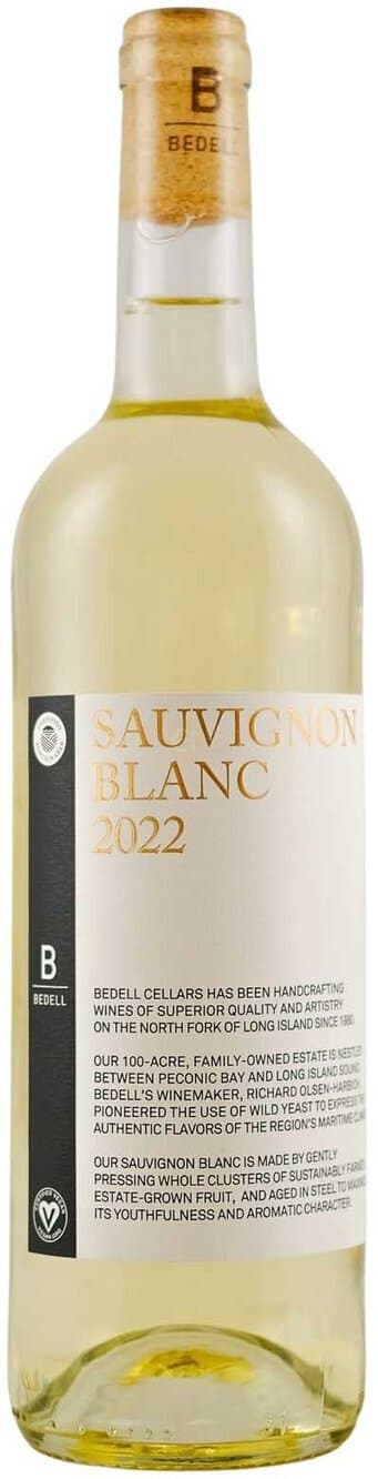 Bedell Sauvignon Blanc Citrus Crisp Refreshing Saline Minerality, 750mL