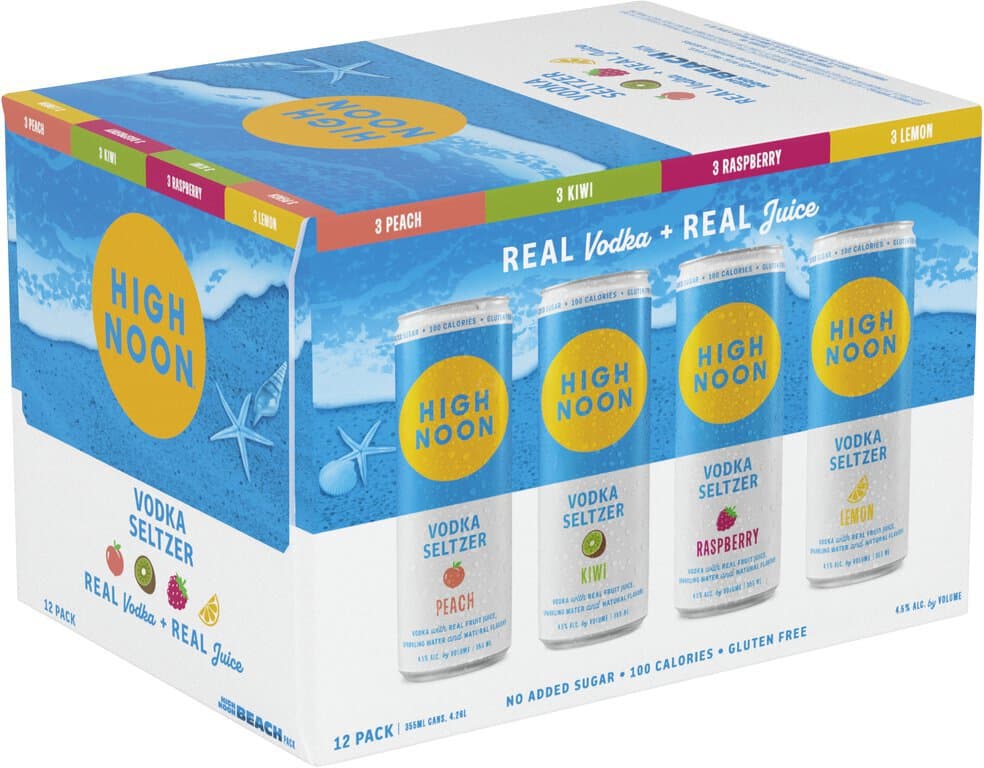 High Noon Beach Pack Vodka Hard Seltzer, 5L