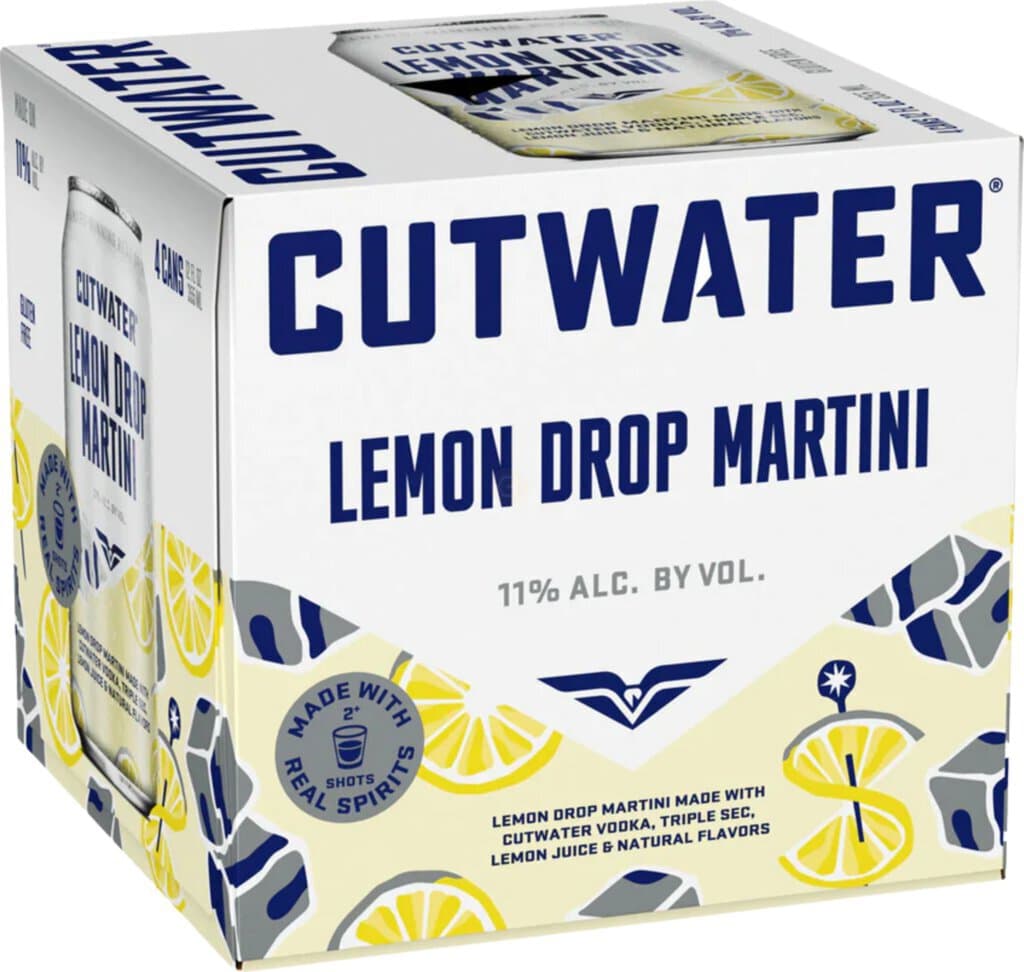 Cutwater Lemon Drop Martini Rtd, 355mL