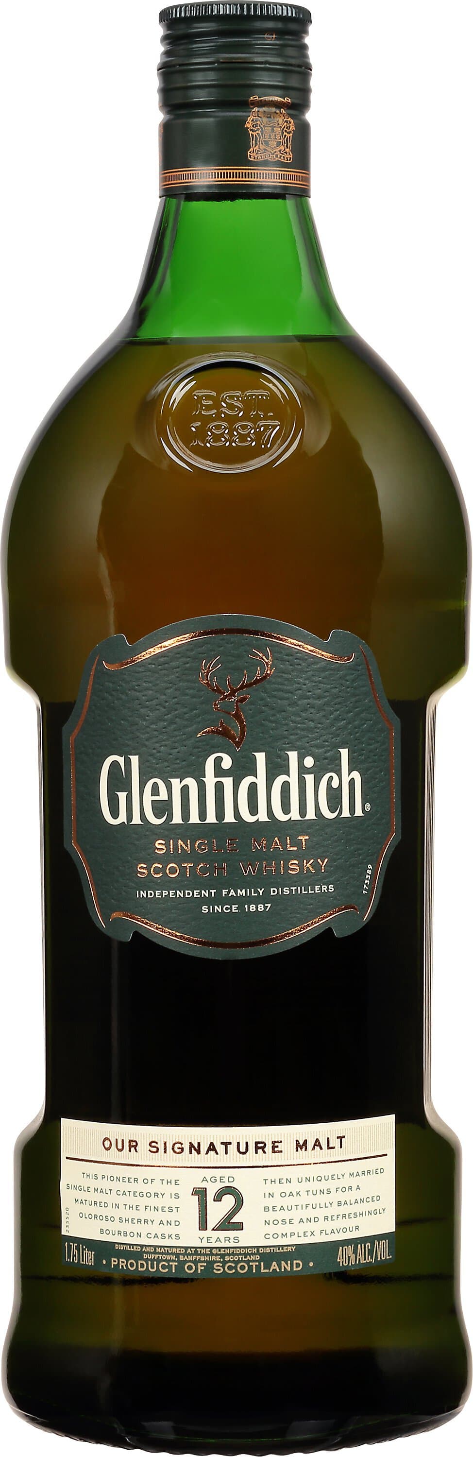 Glenfiddich 12yr Single Malt, 1.75L