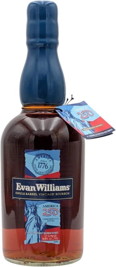 Evan Williams Single Barrel 250th Celebration Series