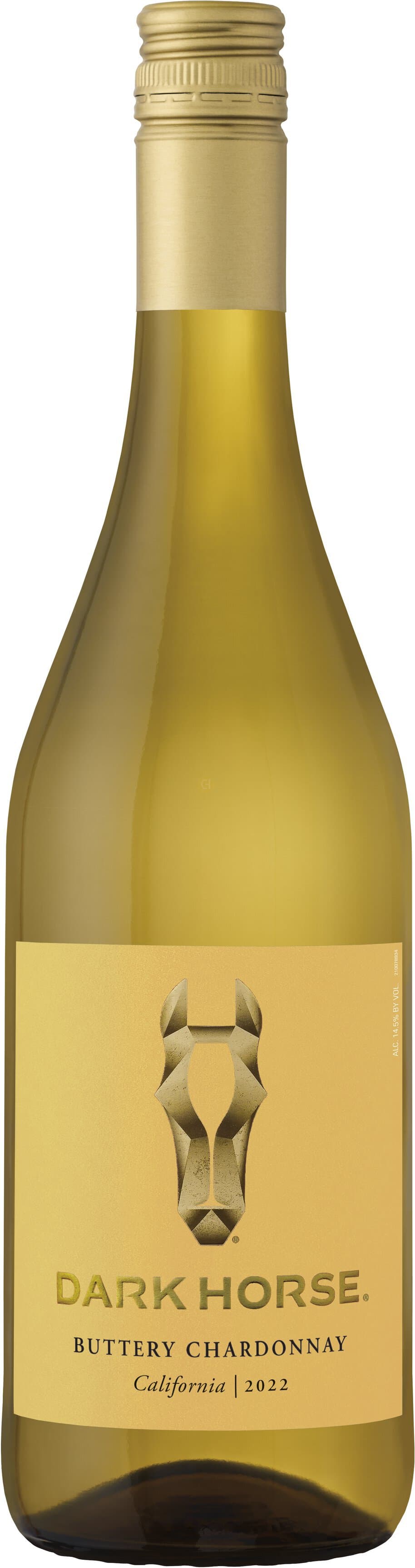 Dark Horse Buttery Chardonnay White Wine, 750mL