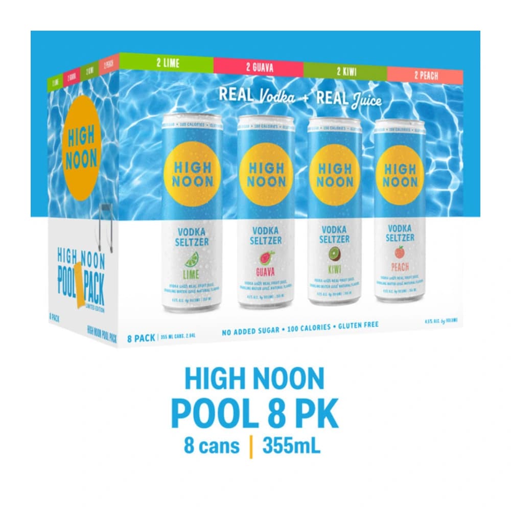High Noon Pool Pack Variety 8 Pack, 750mL