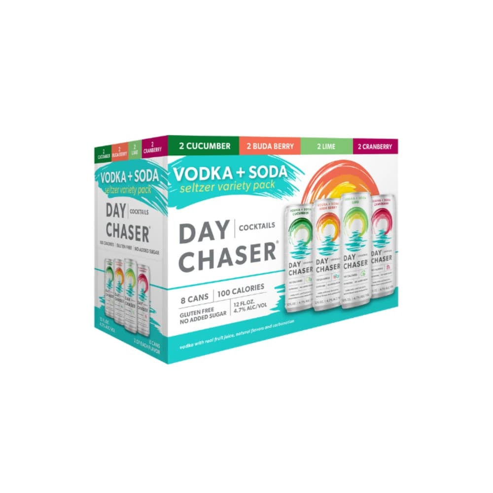 Day Chaser Vodka Soda 8 Pack, 355mL